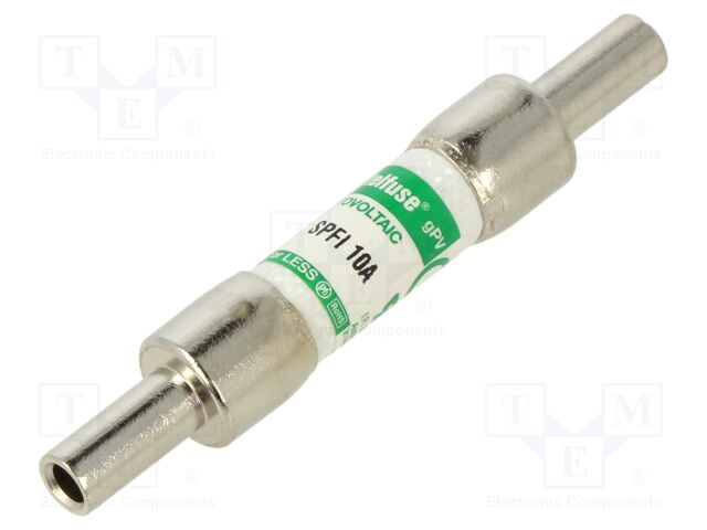 Fuse: fuse; 10A; 1kVDC; quick blow; cylindrical; 10.3x63.5mm