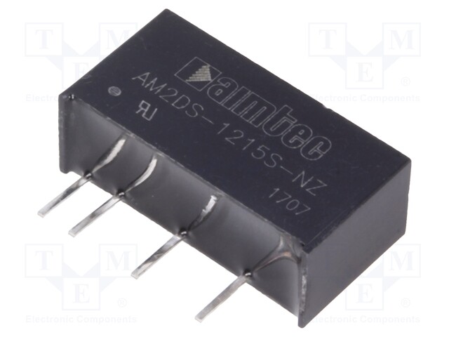 Converter: DC/DC; 2W; Uin: 10.8÷13.2V; 15VDC; Iout: 133mA; SIP7; 2.4g