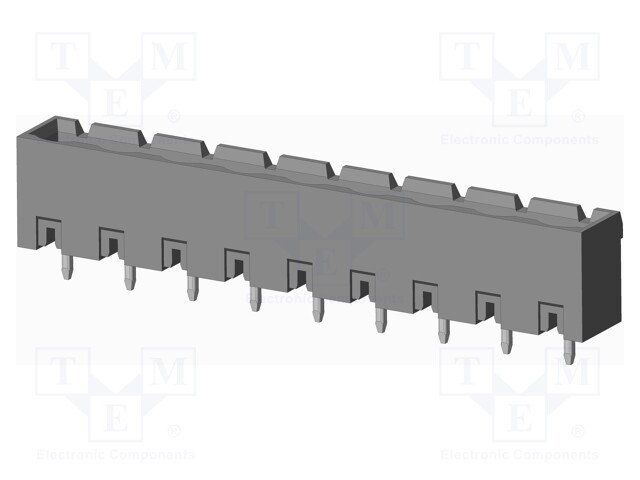 Connector: pluggable terminal block; socket; male; on PCBs