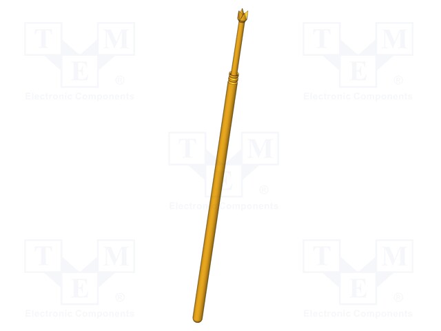 Needle-like test probe; Operational spring compression: 4.3mm