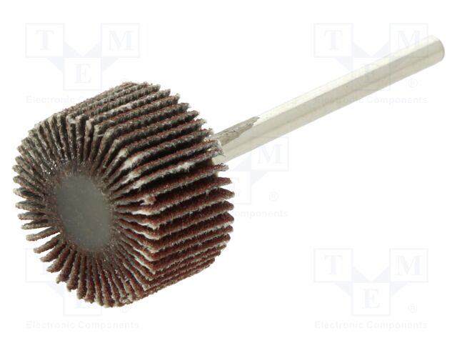 Wheel; corundum; Mounting: rod 3mm; Granularity: 120