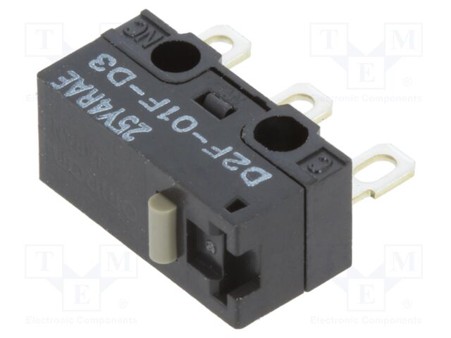 Microswitch SNAP ACTION; without lever; SPDT; ON-(ON); Pos: 2