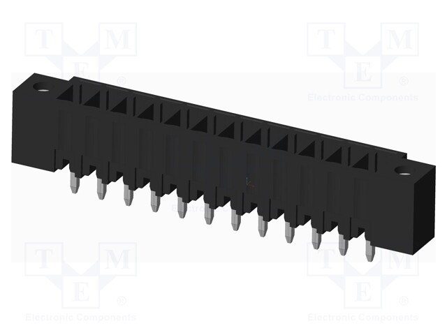 Connector: pluggable terminal block; socket; male; on PCBs