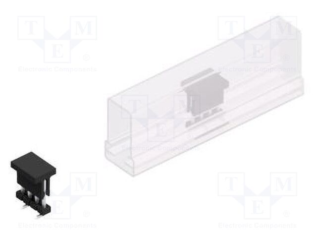 Connector: pin strips; pin header; male; PIN: 4; 2mm; SMT; 1x4; 100V