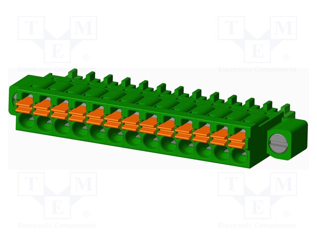 Connector: pluggable terminal block; plug; female; straight; 5.5A