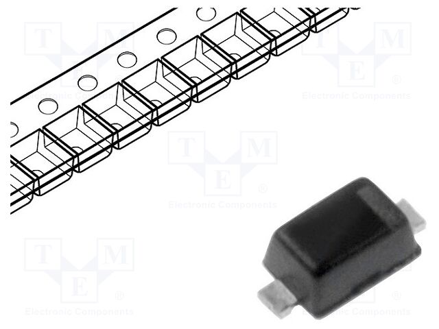 Diode: Schottky rectifying; SOD523; SMD; 70V; reel,tape
