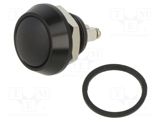 Switch: vandal resistant; Pos: 2; SPST-NO; 5A/24VDC; IP65; OFF-(ON)