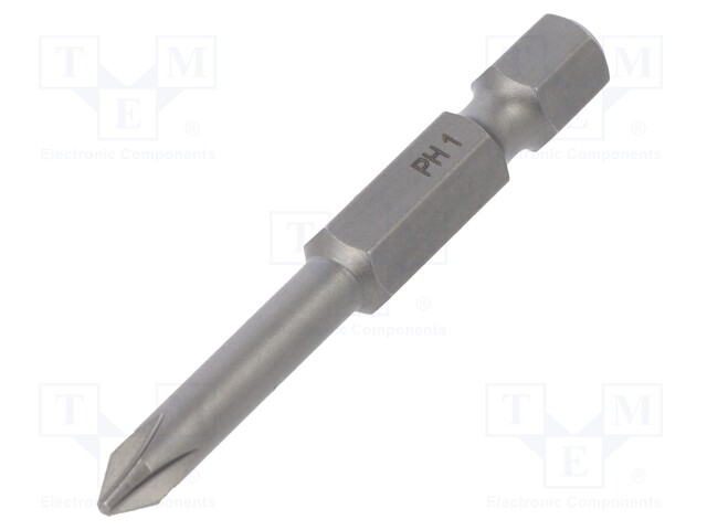 Screwdriver bit; Phillips; PH1; Overall len: 50mm; 2pcs.