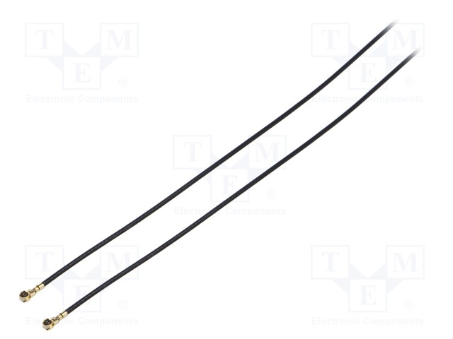 Cable: coaxial; U.FL,both sides; female; angled 90°; female; 0.3m