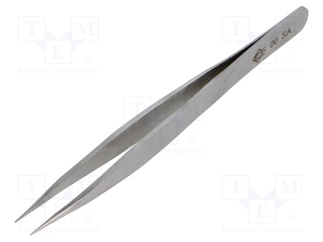 Tweezers; 120mm; for precision works; Blade tip shape: sharp