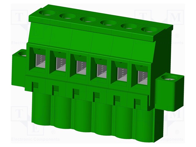 Connector: pluggable terminal block; plug; female; angled 90°