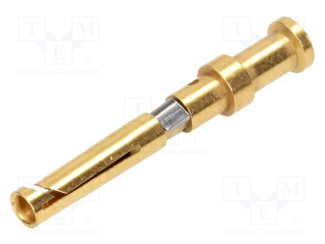 Contact; female; 1mm2; 18AWG; Han D HMC,Han DD HMC; gold-plated