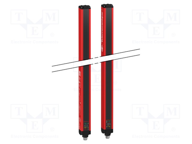 Safety light curtain; H: 910mm; 0÷12m; IP65,IP67; XUSL; 24VDC; M12