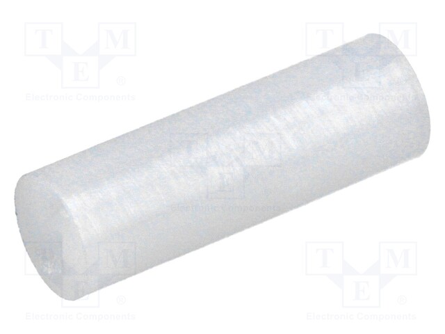Spacer sleeve; LED; Øout: 5mm; ØLED: 5mm; L: 15mm; natural; UL94V-2