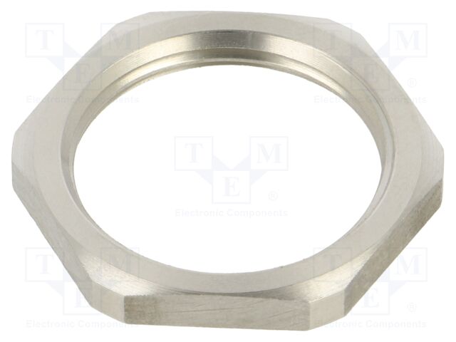 Nut; M25; stainless steel; 30mm; Thread: metric; Pitch: 1.5