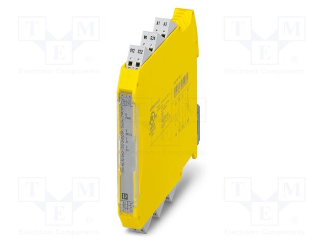 Module: safety relay; 24VDC; IN: 3; for DIN rail mounting; IP20