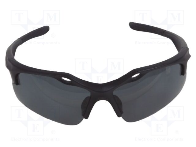 Safety spectacles; Lens: darkened; Resistance to: UV rays