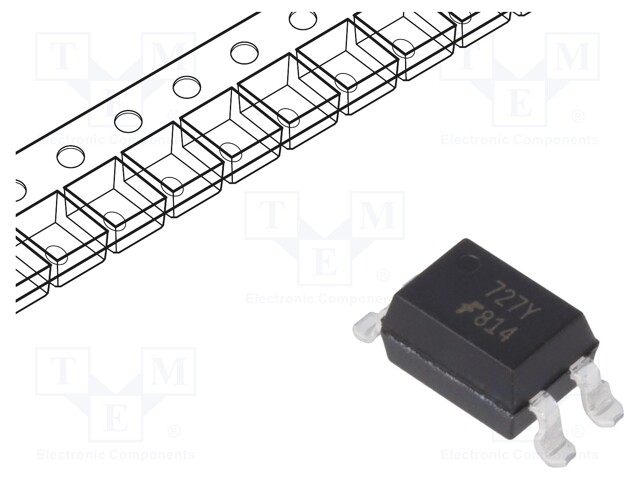 Optocoupler; SMD; Channels: 1; Out: transistor; Uinsul: 5kV; Uce: 70V