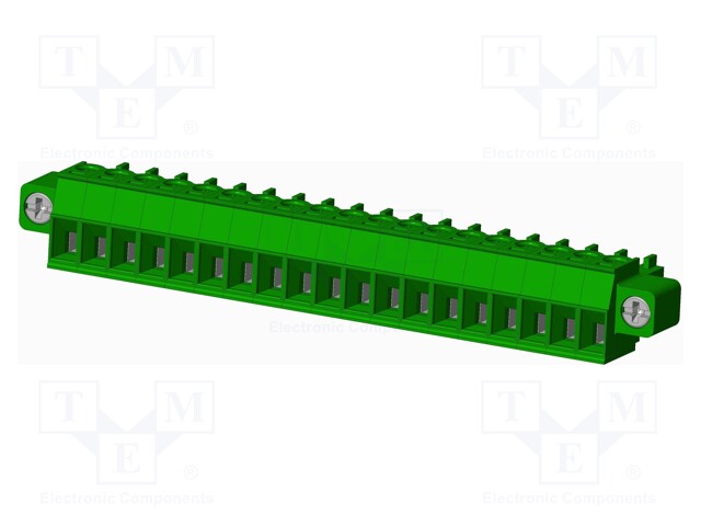 Connector: pluggable terminal block; plug; female; straight; 10A