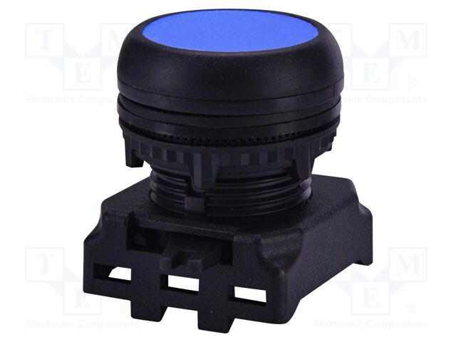 Switch: push-button; 22mm; blue; IP65; flat; E; Pos: 2; Ø22.5mm