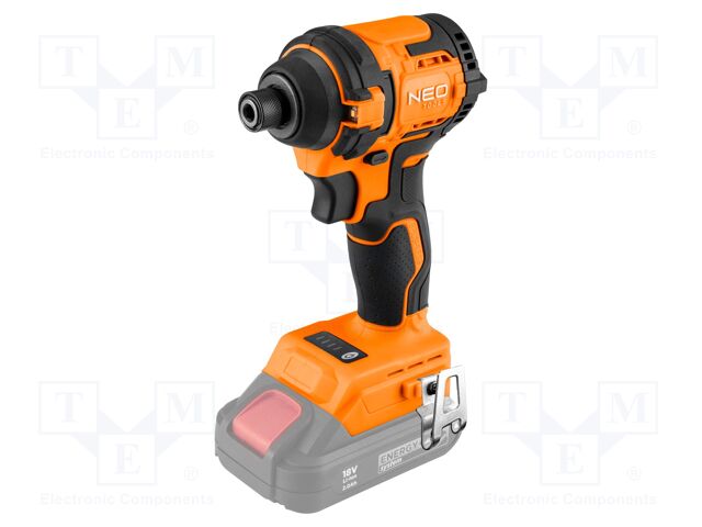 Impact wrench; battery; max.300Nm; 18VDC; Mounting: 1/4"