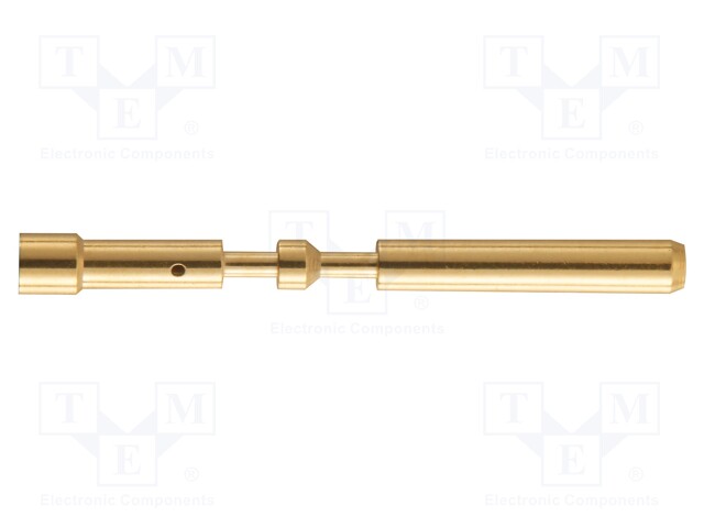 M23 P female-c 1mm (0,75–1,5mm?) Au