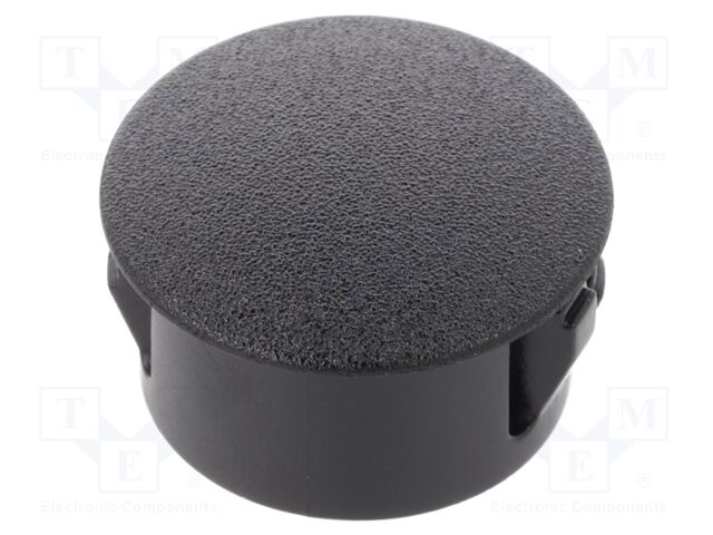Accessories: stopper; H: 10.3mm; push-in,snap-fastener; black