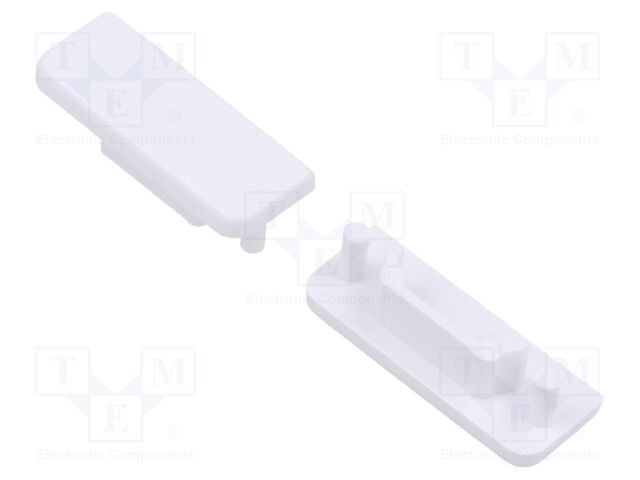 Cap for LED profiles; white; ABS; GEN2; Pcs: 20; SURFACE14