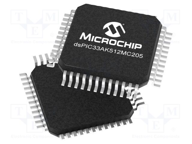 IC: dsPIC microcontroller; 64kB; 64kBSRAM; TQFP48; 3÷3.6VDC; DSPIC