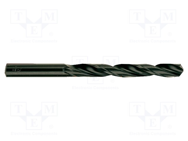 Drill bit; for metal; Ø: 10.5mm; L: 133mm; HSS-R; Pcs: 5; industrial