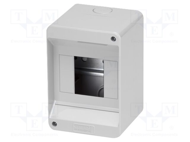 Enclosure: for modular components; IP40; wall mount; white; 40 CD