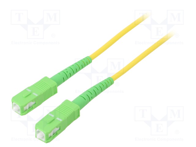 Fiber patch cord; OS2; SC/APC,both sides; 25m; LSZH; yellow