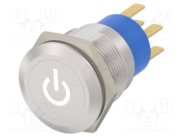 Switch: vandal resistant; Pos: 2; DPDT; IP67; ON-ON; Illumin: LED