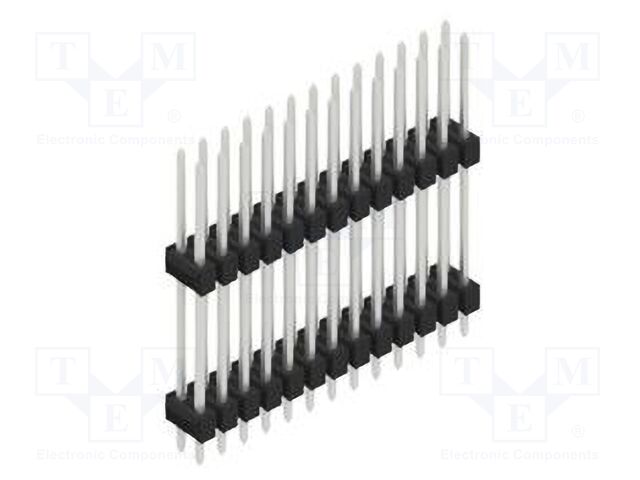 Connector: pin strips; pin header; male; PIN: 26; 2.54mm; THT; 2x13