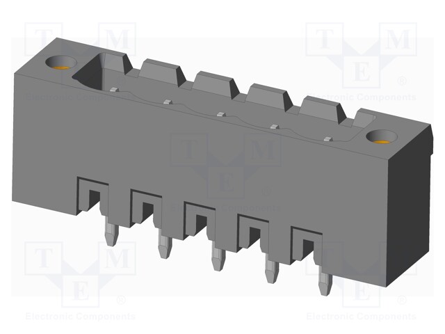 Connector: pluggable terminal block; socket; male; on PCBs