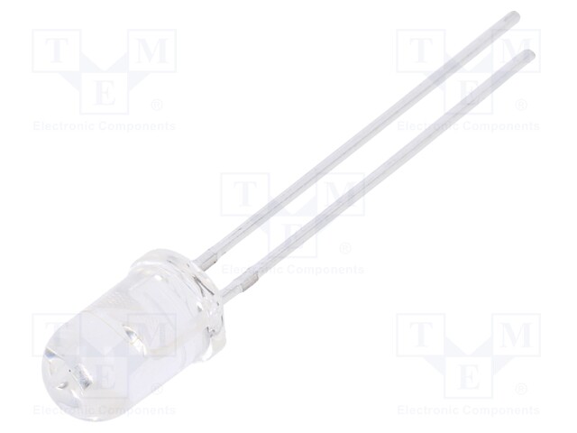 IR transmitter; 5mm; 875nm; transparent; 65mW; 12°; THT