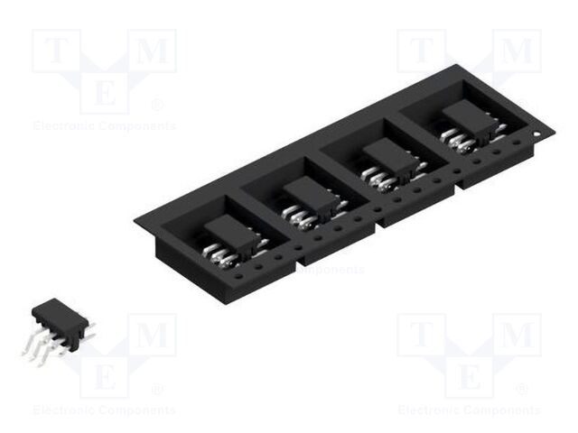 Connector: pin strips; pin header; male; PIN: 6; 2mm; SMT; 2x3; 100V