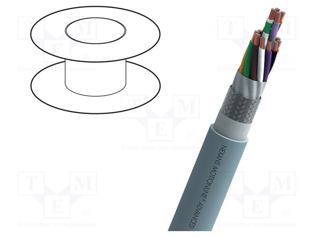 Wire; MOTIONLINE® ADVANCED,MOVETRONIC C PVC; 5x0,34mm2; PVC