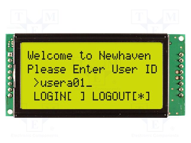 Display: LCD; STN Positive; 20x4; grey; 79x36mm; LED; 1x8; 3.3V