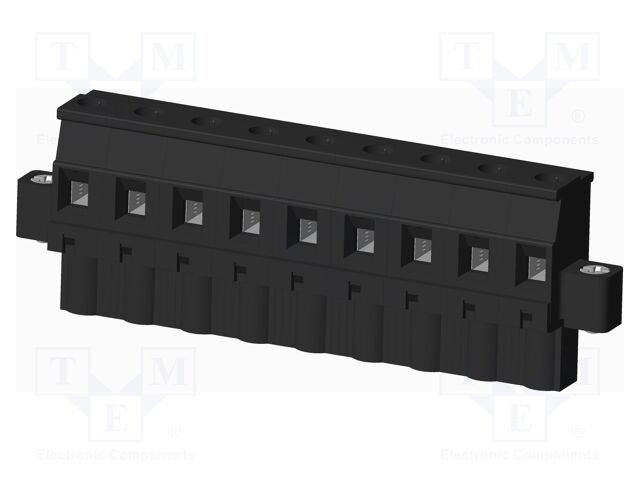 Connector: pluggable terminal block; plug; female; angled 90°