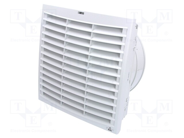 Fan: AC; axial; 433m3/h; 62dBA; IP54; Len: 300mm; Cutout: 291x291mm