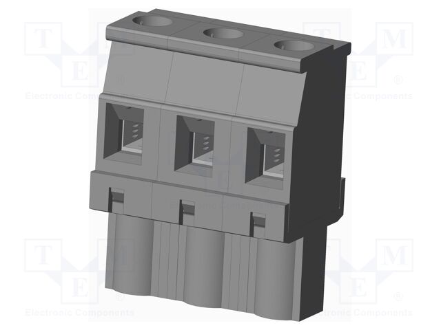 Connector: pluggable terminal block; plug; female; angled 90°