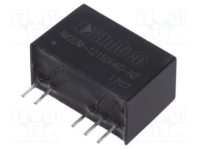 Converter: DC/DC; 2W; Uin: 10.8÷13.2V; Uout: 15VDC; Uout2: -15VDC