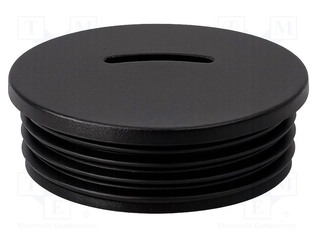 Stopper; PG16; IP56; Mat: polyamide; Body: black; Thread: PG; 6mm