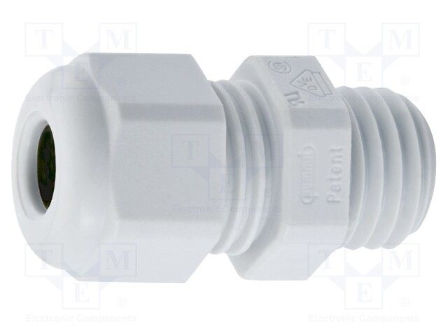 Cable gland; M63; IP68; Mat: polyamide; light grey; UL94V-0