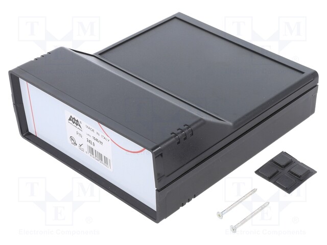 Enclosure: desktop; CAB PULPIT; X: 154mm; Y: 173mm; Z: 61mm; ABS