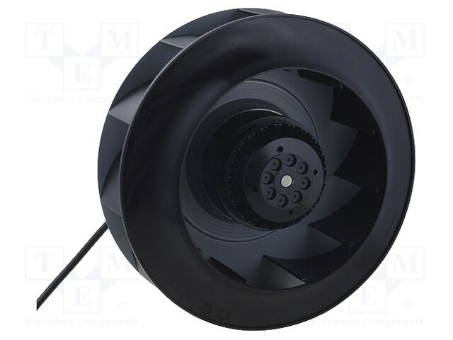 Fan: AC; radial; 230VAC; Ø250x99mm; 1309m3/h; 75dBA; ball bearing