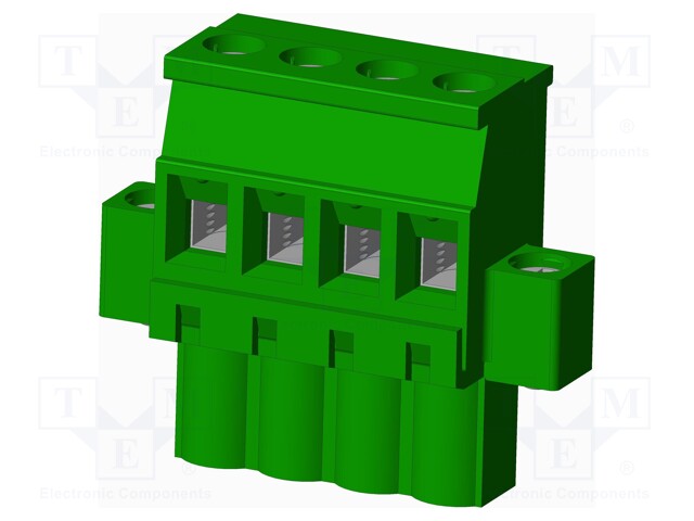 Connector: pluggable terminal block; plug; female; angled 90°