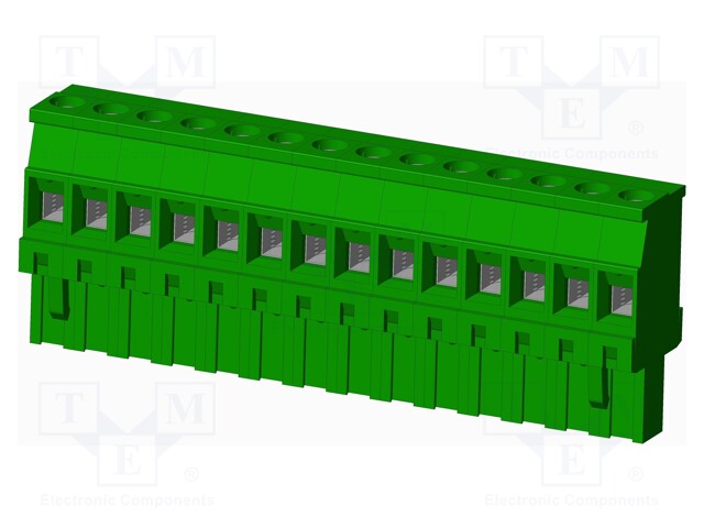 Connector: pluggable terminal block; plug; female; angled 90°