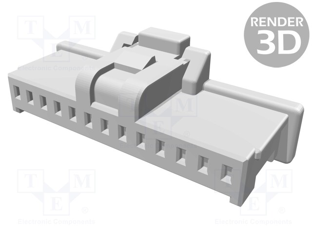 Plug; wire-board; female; Pico-Clasp; 1mm; PIN: 13; w/o contacts